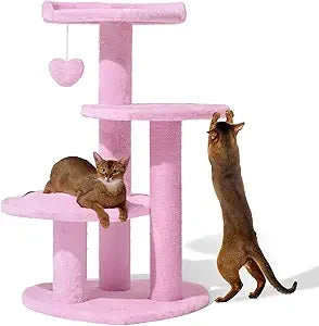 Vetreska Indoor Cat Tree Tower With Scratching Post Toys
