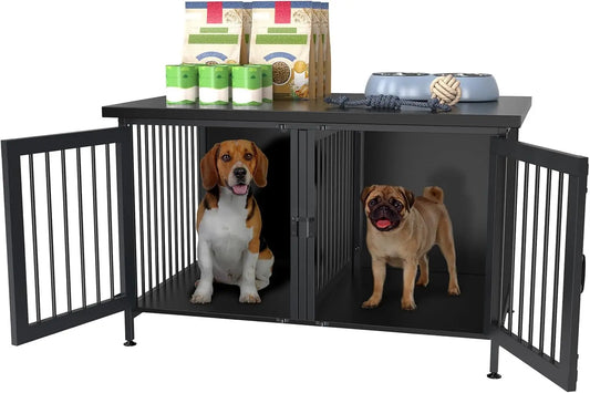 Hign Concerned Chemical Dog Crate With Divider For Two