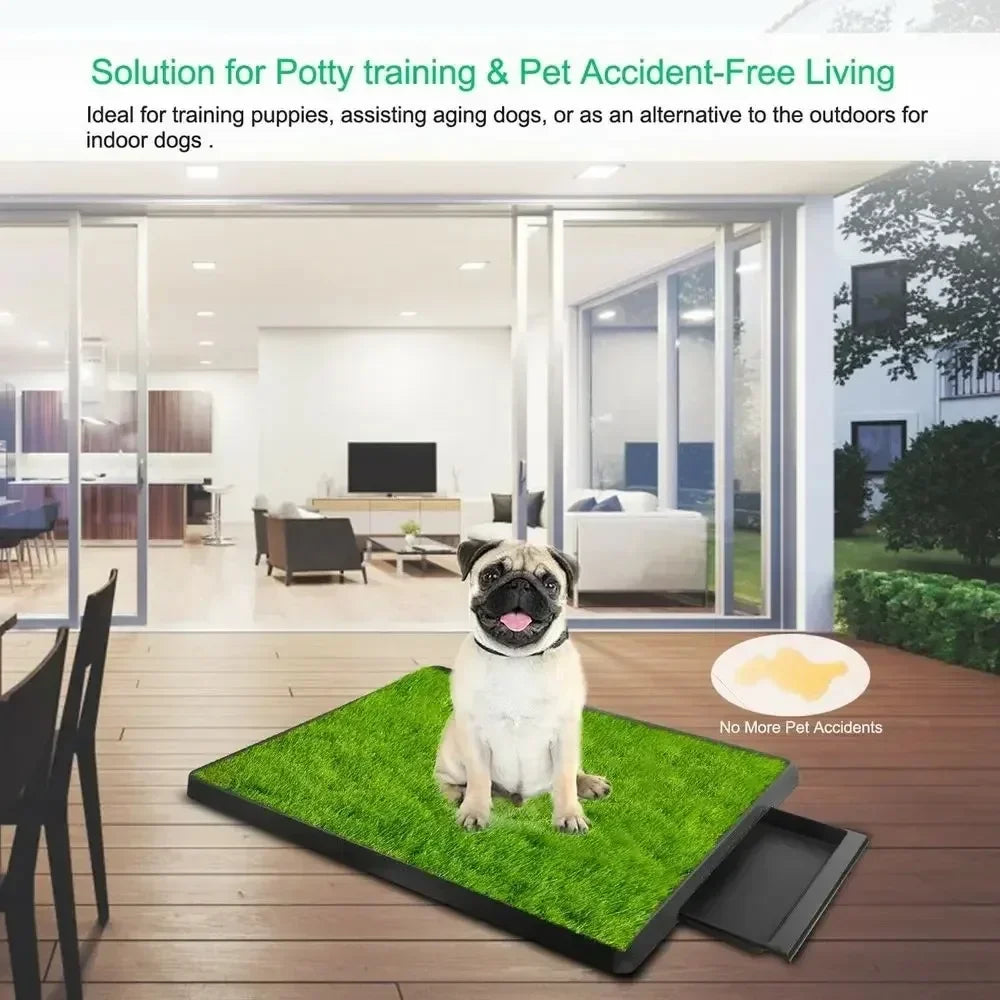 Choice Pet Dog Toilet Potty Pan With 3 Layer Grass Mesh