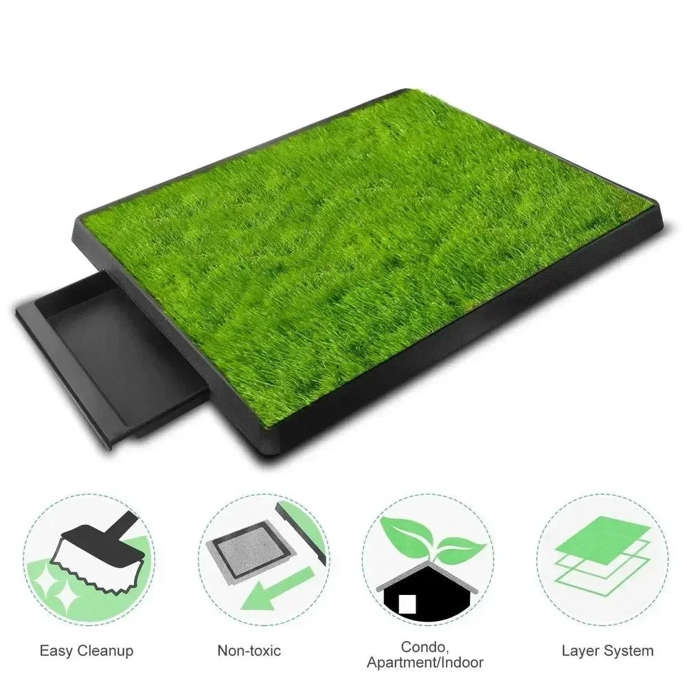 Choice Pet Dog Toilet Potty Pan With 3 Layer Grass Mesh