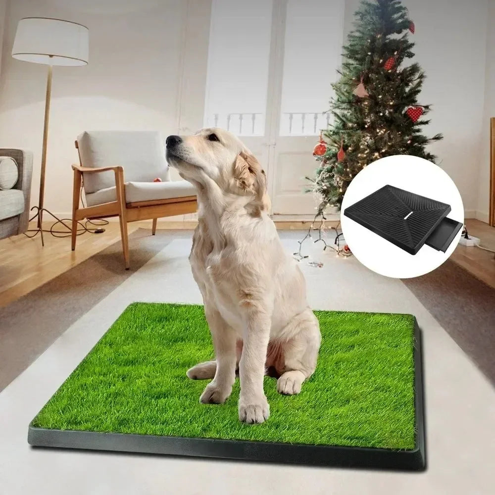 Choice Pet Dog Toilet Potty Pan With 3 Layer Grass Mesh