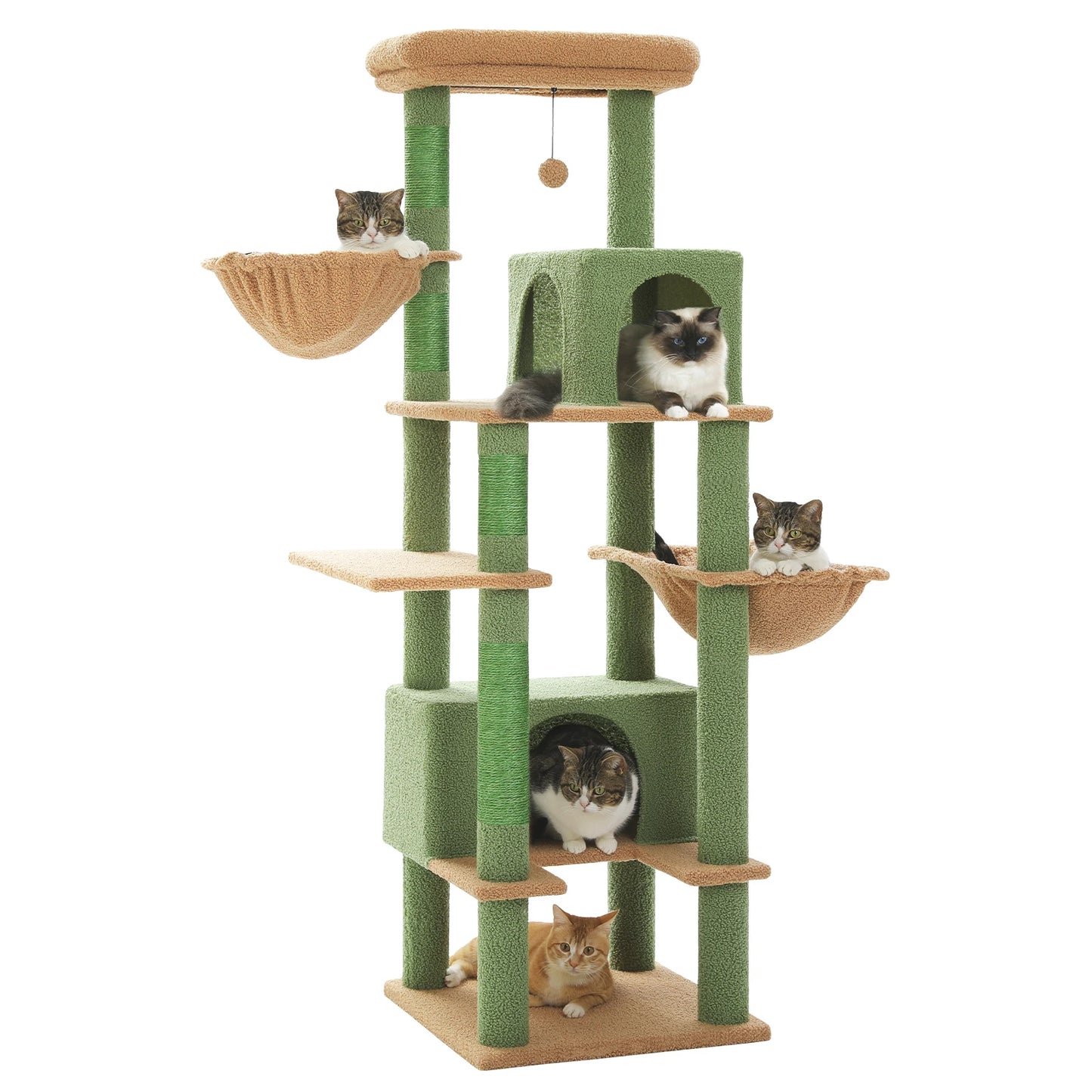 PAWZ Road Cat Tree Indoor Tower With Scratching Posts
