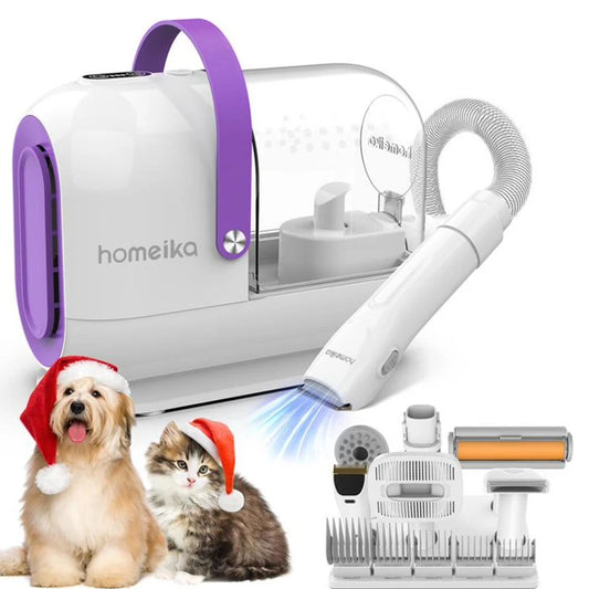 Homeika Dog Grooming Kit Silent Pet Hair Vacuum for Dogs