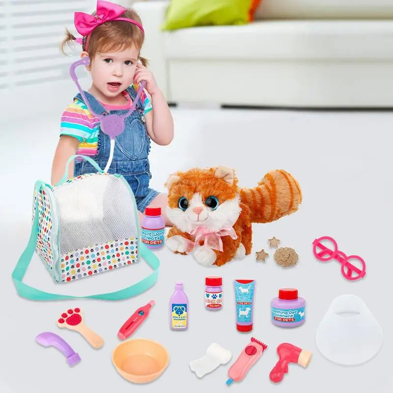 MezoJaoie Pet Care Play Set Doctor Kit For Kids Vet