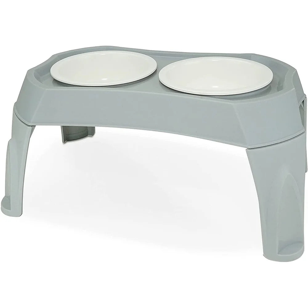 XMSJ Elevated Double Pet Bowl Stand For Dogs And Cats