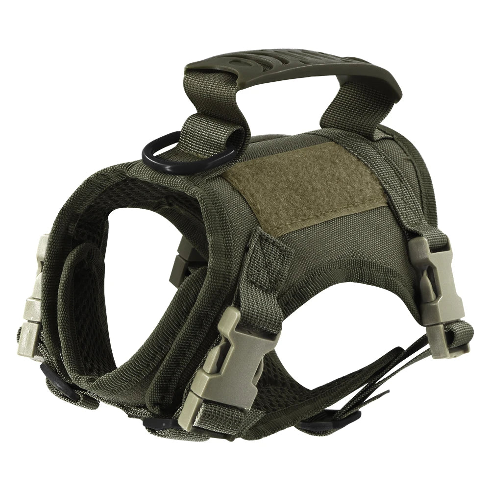 PETRAVELCN Tactical Puppy Harness Vest for Dogs and Cats