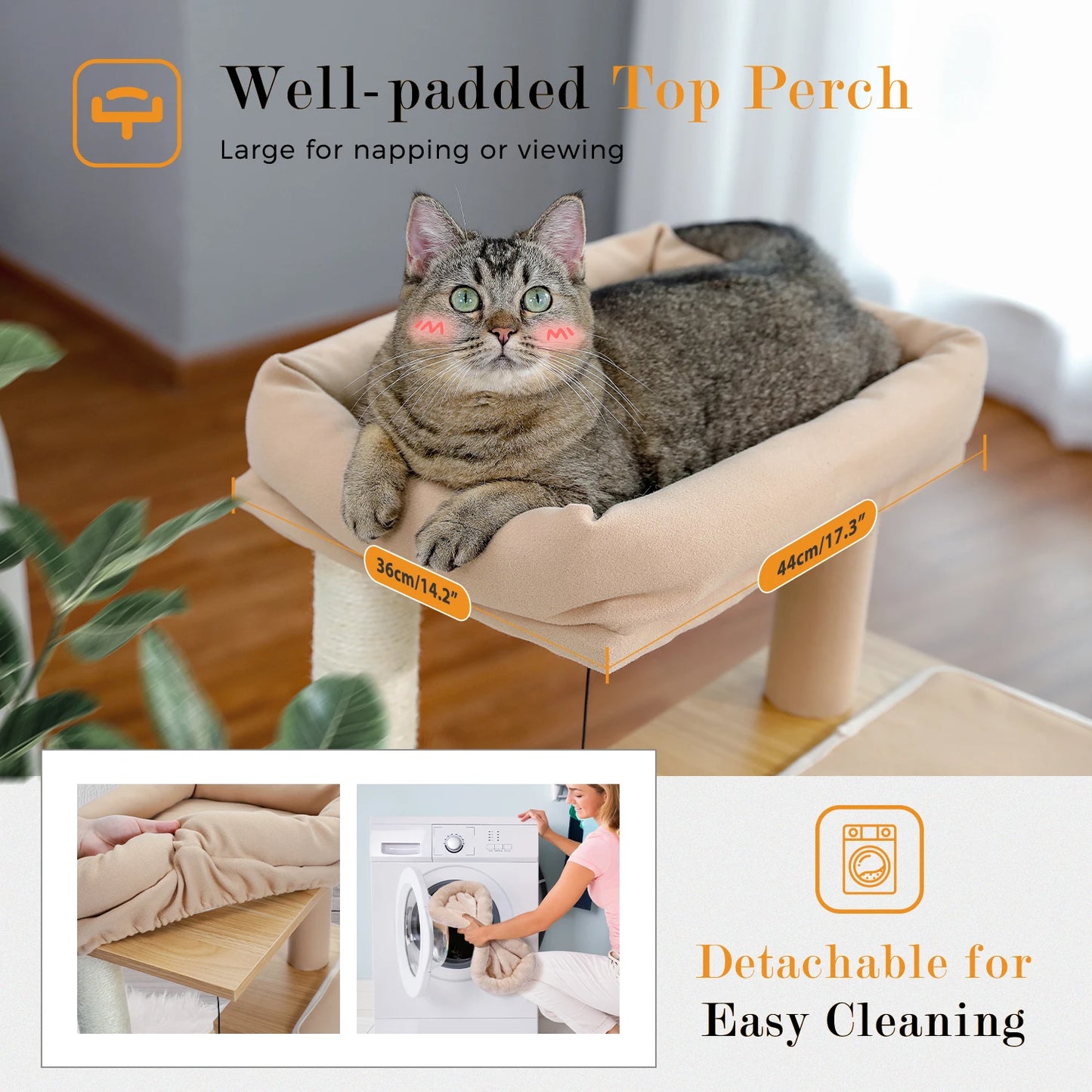 Speedy Pet Wooden Cat Tower With Condos And Scratching Posts