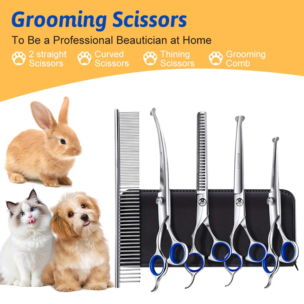 Hign Concerned Pet Hair Scissors 4CR Stainless Ceramic
