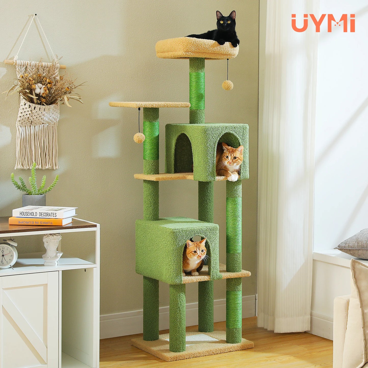 PAWZ Road Multi Level Cat Tree Condos for Indoor Cats