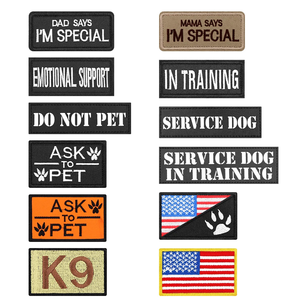 PETRAVELCN Tactical Dog Harness Vest Adjustable Training