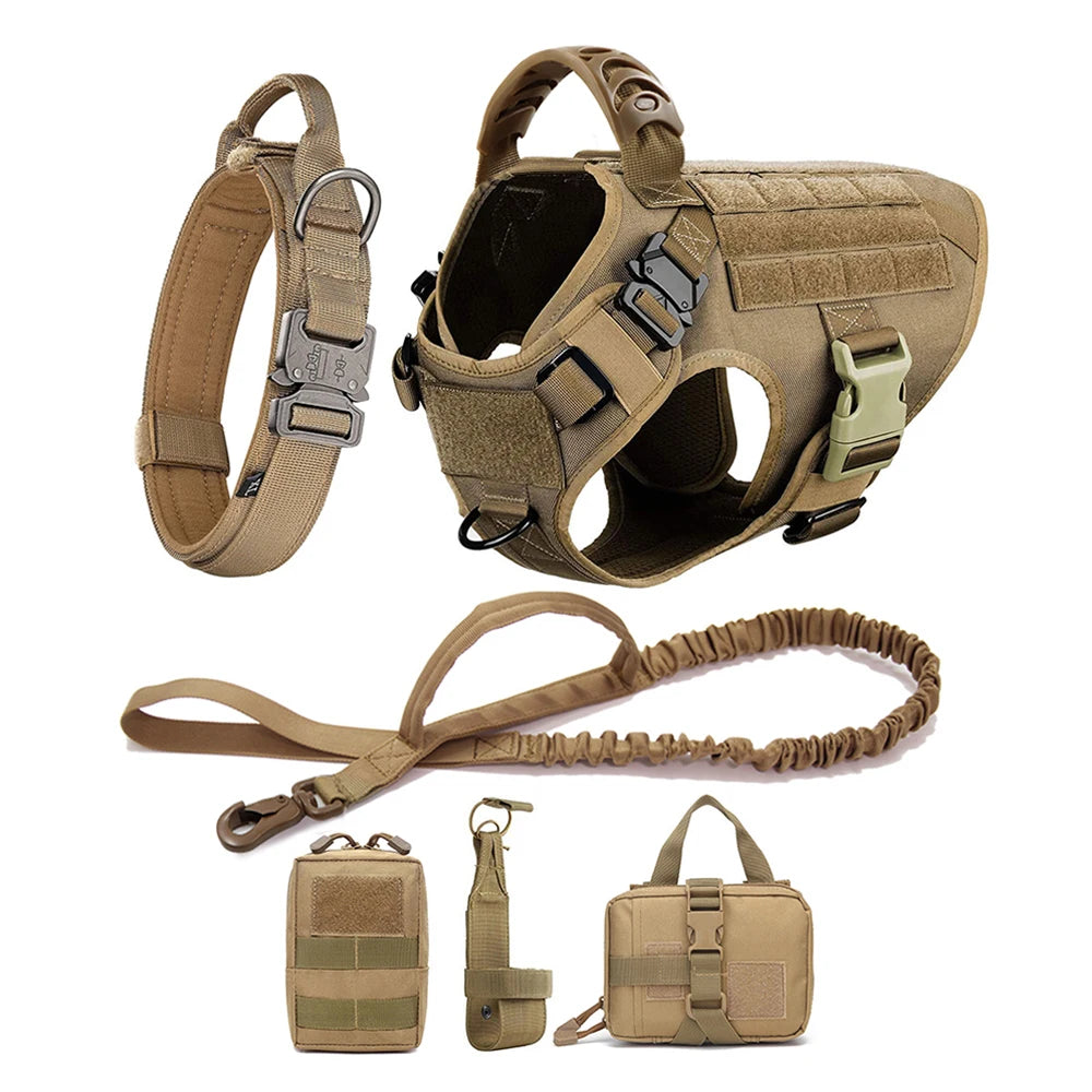 PETRAVELCN Large Dog Harness And Leash Set Vest Training