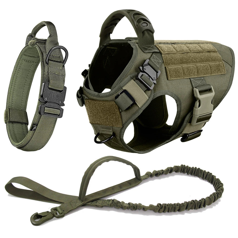 PETRAVELCN Large Dog Harness And Leash Set Vest Training