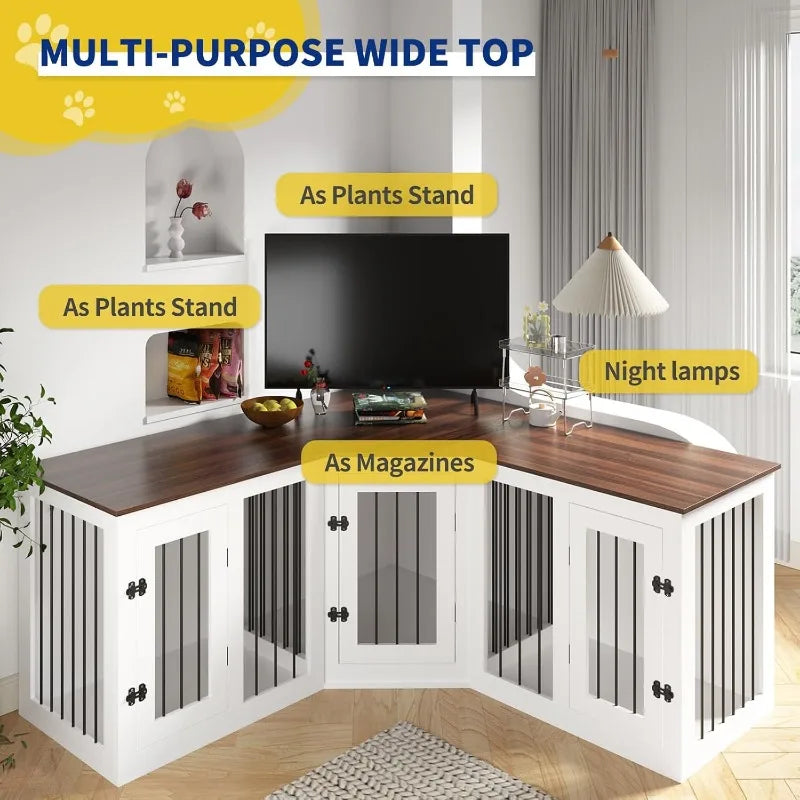 Hign-concerned Large Dog Crate Furniture For Indoor Pets